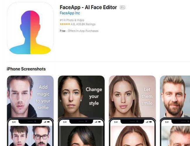 FaceApp podría ser investigada por el FBI