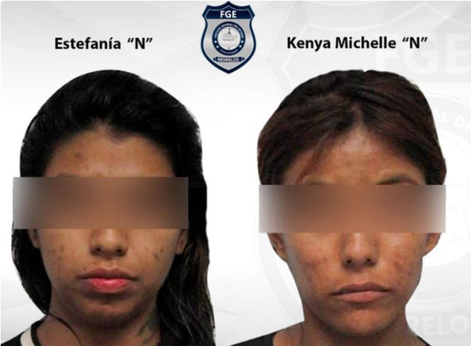 Kenya Michelle y Estefanía pasarán 15 años en prisión por robarse un taxi