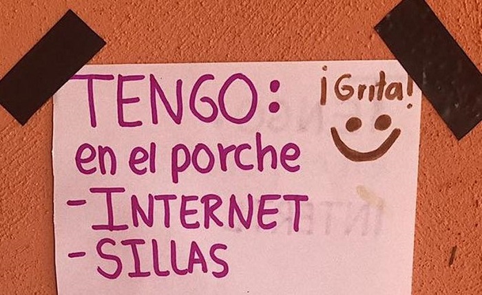 Yucateca ofrece Internet y sillas “gratis” a estudiantes de Chocholá