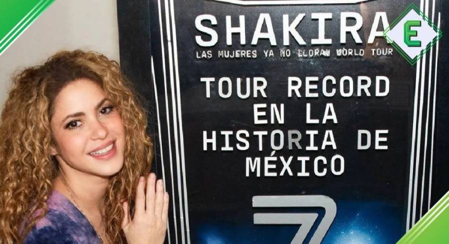 Shakira rompe récords con su gira en México