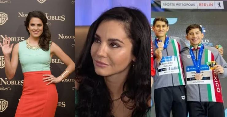 No apoyó la Conade: Martha Higareda y Karla Souza pagaron gastos de clavadistas al Mundial