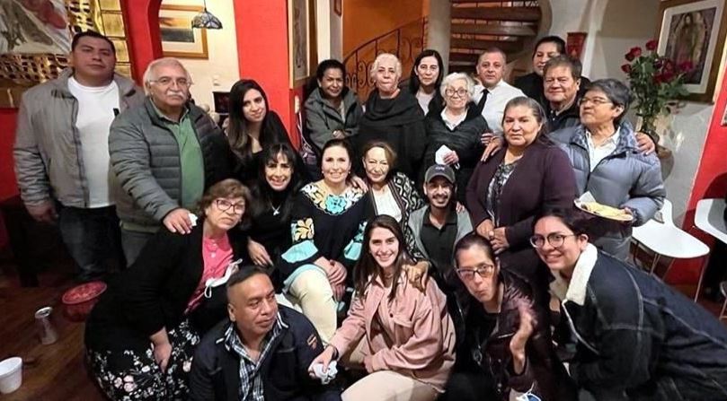 Rosario Robles festeja su liberación con una reunión familiar