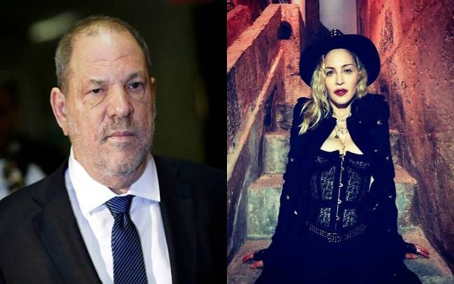 Harvey Weinstein se le insinuó íntimamente a Madonna