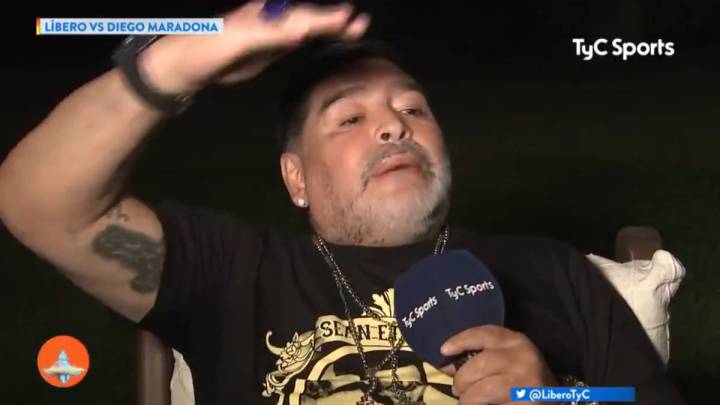 Maradona, tras estar 3 días de fiesta: “Me llevaron los OVNIS”