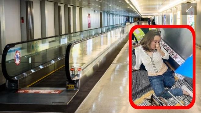 Pierde una pierna al quedar atorada en una banda mecánica en aeropuerto de Bangkok