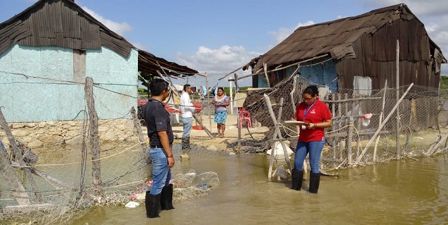 SSY atiende a población afectada por lluvias en Celestún