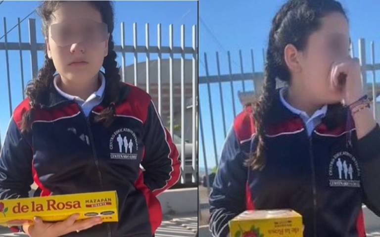 Papá pone a su hija a vender mazapanes porque no le gusta la escuela ¿Maltrato o lección?