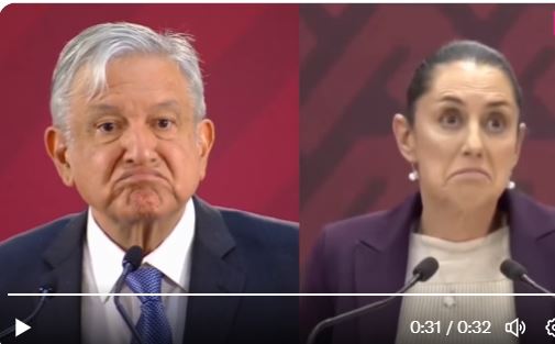 (VÍDEO) "No soy copia de López Obrador, dice la copia de López Obrador (Sheinbaum)