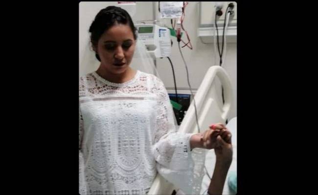 Zacatecas: Última voluntad de joven con cáncer; se casa hospital