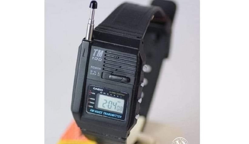 Presentan reloj Casio con micrófono y radio que "desbancaría" al Rolex
