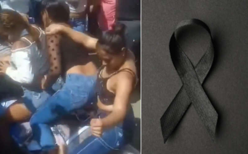 ¡Polémica despedida! Mujeres despiden a su amigo muerto 'perreando' sobre su ataúd