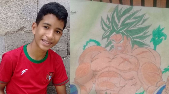 Niño vende dibujos para comida y para que su mamá no salga y "enferme de Covid"