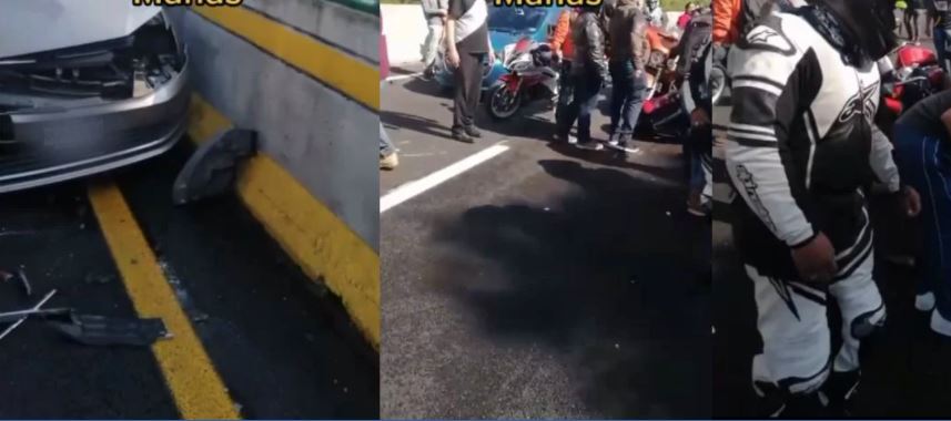 Video revela el presunto origen de accidente múltiple en la México-Cuernavaca