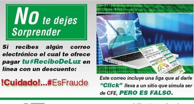 CFE alerta fraude en redes: La empresa no ofrece trabajo en redes ni vende autos usados