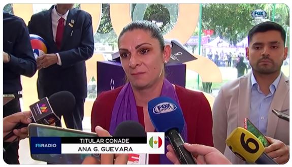 La advertencia de Ana Gabriela Guevara a los atletas mexicanos que ganen medalla en Centroamericanos