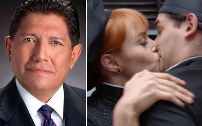 Emilio Osorio, hijo de Juan Osorio, se besa con la novia de su padre en novela