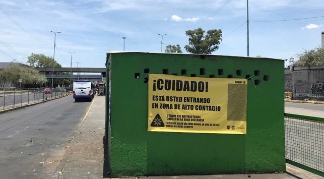 México: No todos respetan alertas sobre zonas de riesgo de contagio