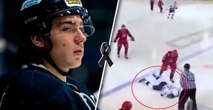 Video: Jugador de hockey muere tras ser impactado en la cabeza por el puck