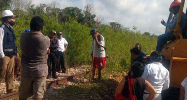 Yucatán: Paran obras del Tren Maya por falta de pago de indemnización a familias afectadas