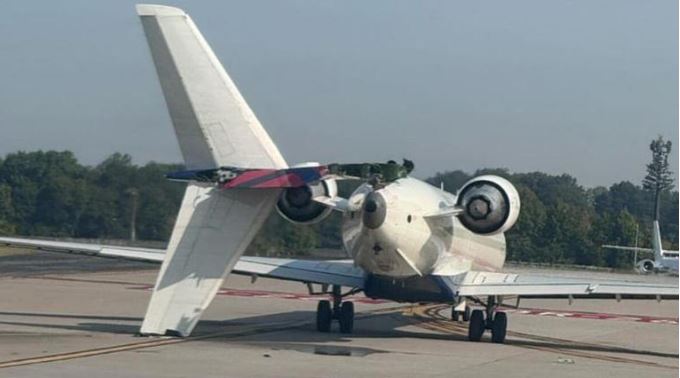 Chocan dos aviones de Delta Air Lines en la pista del aeropuerto de Atlanta