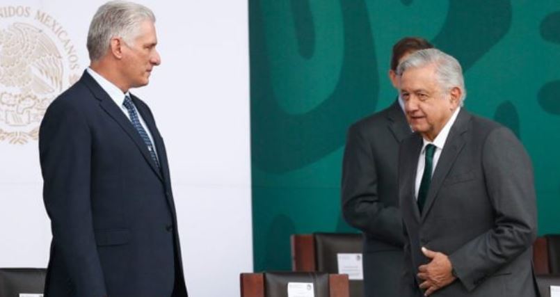 AMLO condecorará al presidente de Cuba por "apoyo" en vacunas y médicos especialistas