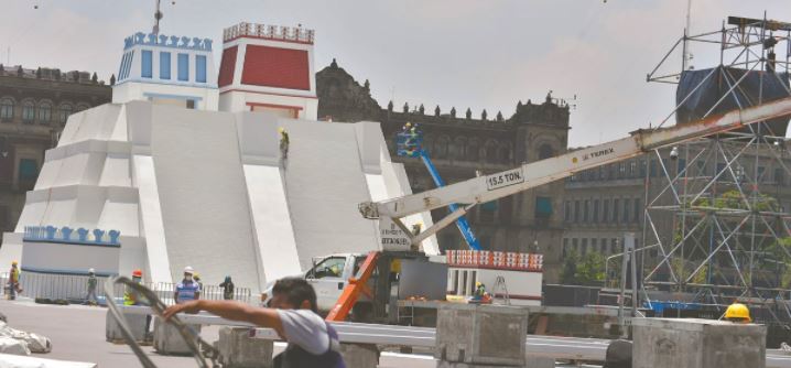 Secretaría de Cultura  de CDMX se deslinda de fea Maqueta en el Zócalo