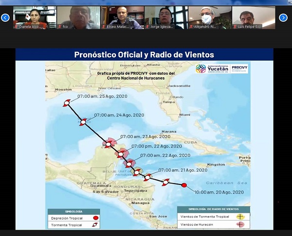 ¿Qué municipios de Yucatán se verían afectados por depresión  tropical 14?