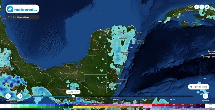 Pronostica llegada de Onda tropical a la Península a media semana... más lluvias