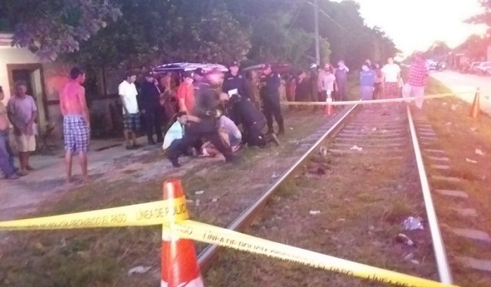 Yucatán: Lo arrolla el tren en Tzucacab; se corta cuello y muñecas