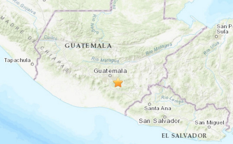 Sismo despierta a habitantes de Guatemala