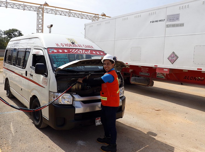 Opera en Yucatán primera planta de gas natural para autos