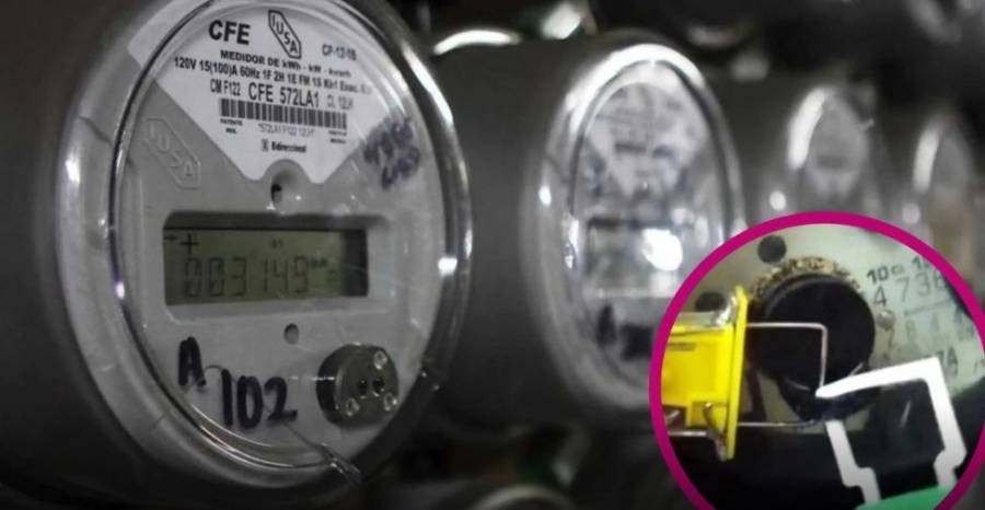 Esta es la razón por la que CFE coloca candados verdes y amarillos en medidores de luz