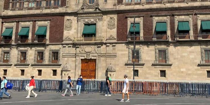 Blindan edificios y monumentos históricos en CDMX  a 4 días del 8M