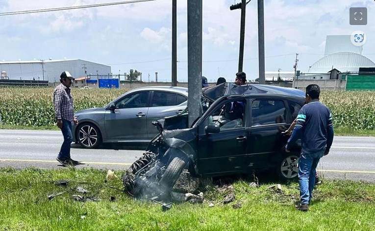 Muere mujer tras accidente automovilístico en la carretera Toluca-Atlacomulco