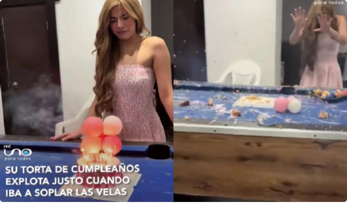 ‘Es que, ¿cómo le ponen globos al pastel?’: explosión inesperada en cumpleaños