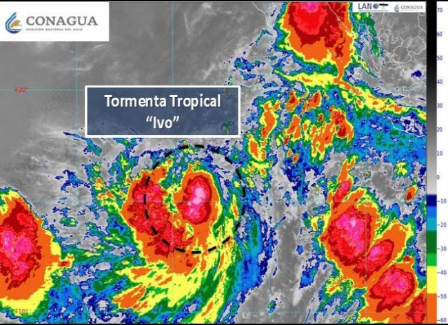 Suspenden clases en Sinaloa por Tormenta tropical ''Ivo''