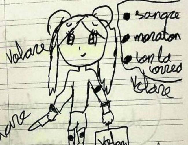 España:  Gracias a este dibujo rescatan a niña que recibía latigazos