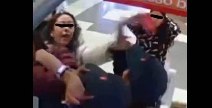 (Vídeo) Saltillo: Agresiva familia ataca a empleadas de local de elotes