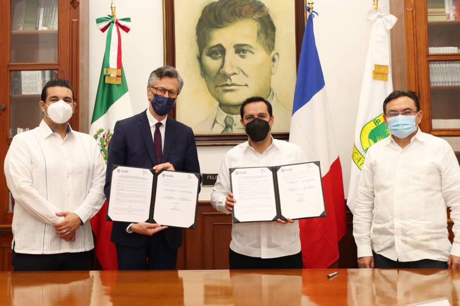 Yucatán y Francia establecen acuerdos en materia educativa