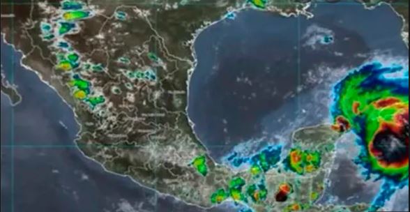 SMN: Ciclón tropical se forma al noreste de la Península de Yucatán