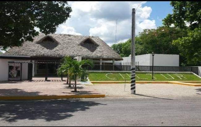 Tras 4 años sin mantenimiento, Cultur repara palapa del parador artesanal de Chocholá