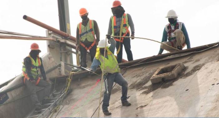 3 heridos durante trabajos de reparación en Línea 12 del Metro