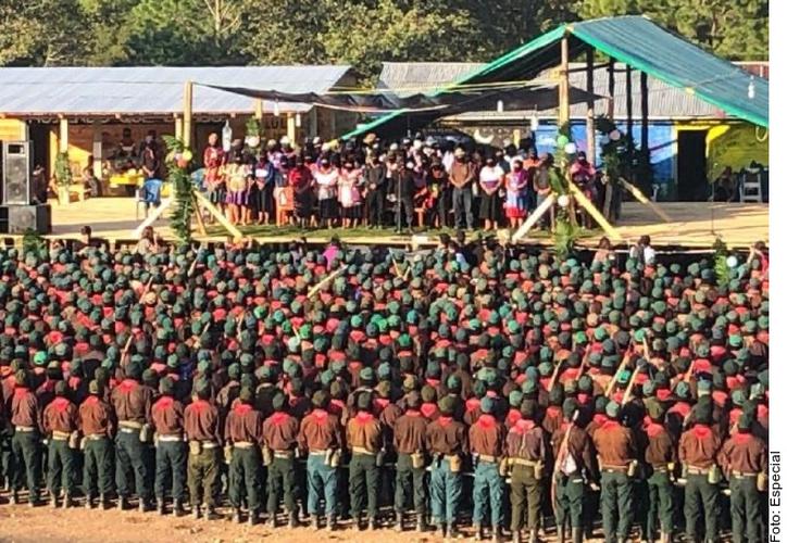 Zapatistas “declaran la guerra” a AMLO y al Tren Maya