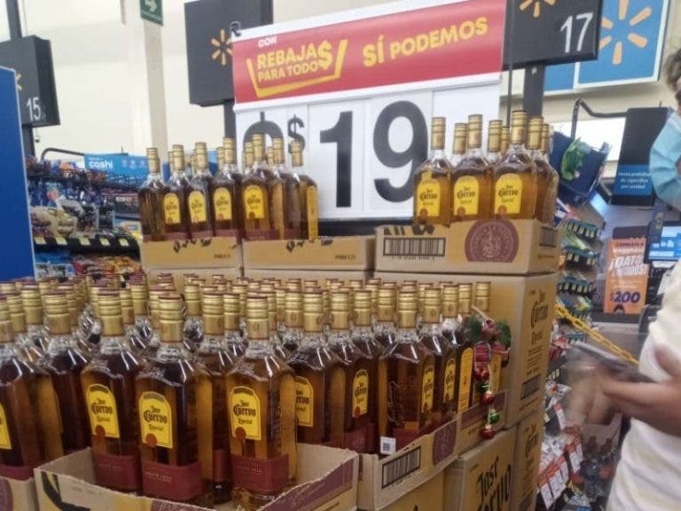 ¡Otra vez! Por un error venden 81 botellas de tequila a sólo $19