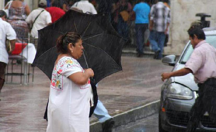 Yucatán: Pronostican lluvias en el Oriente y Sur