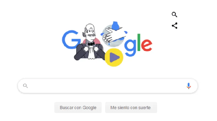 Doodle de Google te enseña a lavarte las manos