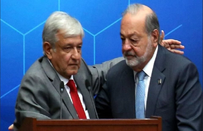 AMLO ve confianza en Carlos Slim