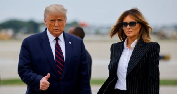 Trump y su esposa Melania dan positivo a Covid-19