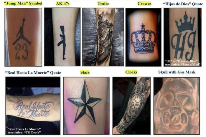 Trump acusa de pandilleros a personas que tienen tatuajes