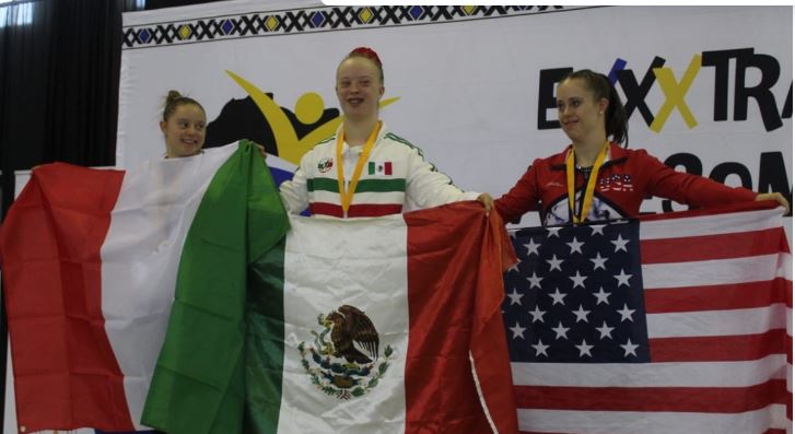 Mexicanas triunfan en Mundial de Gimnasia Artística para atletas con Down